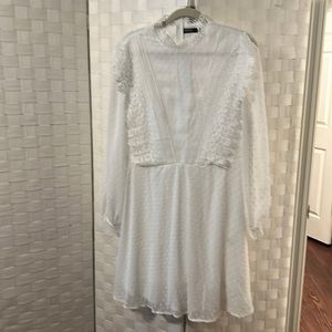Beautiful White Swiss Dot Dress NWOT
